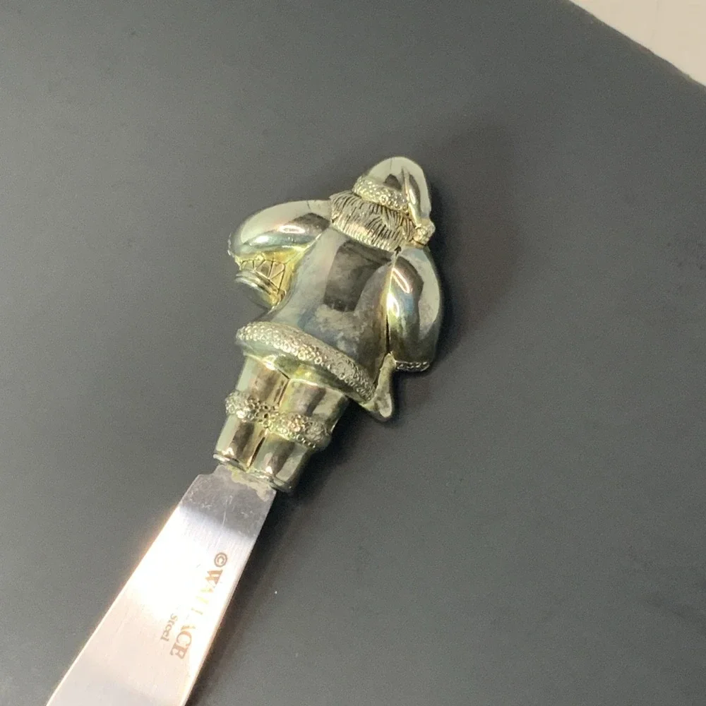 Wallace Stainless Steel Christmas Butter‎ Cheese Spreader
